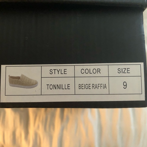 NICOLE MILLER Tonnille Raffia Slip On Sneakers 9 NIB - Picture 13 of 14